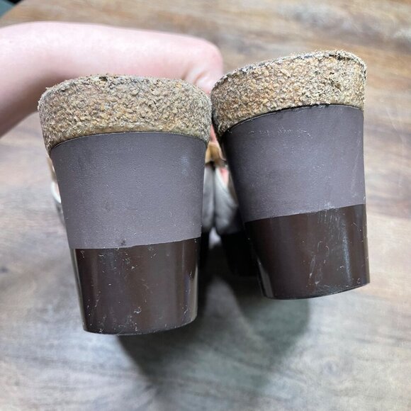 Naot Cork Wedge Sandals Size US 11 Leather - Picture 10 of 12
